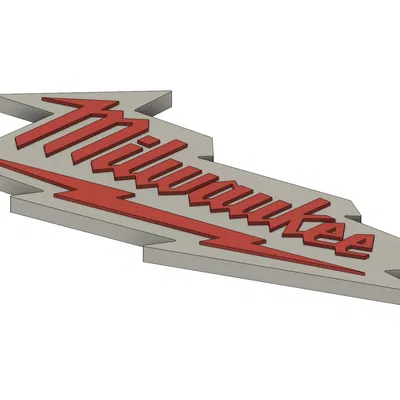 Biểu ngữ Milwaukee trang trí tường nghệ thuật