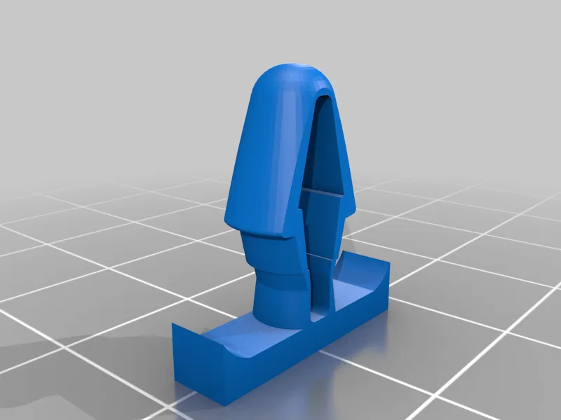 Kẹp ô tô in phẳng remix cho máy in 3D - Image 1