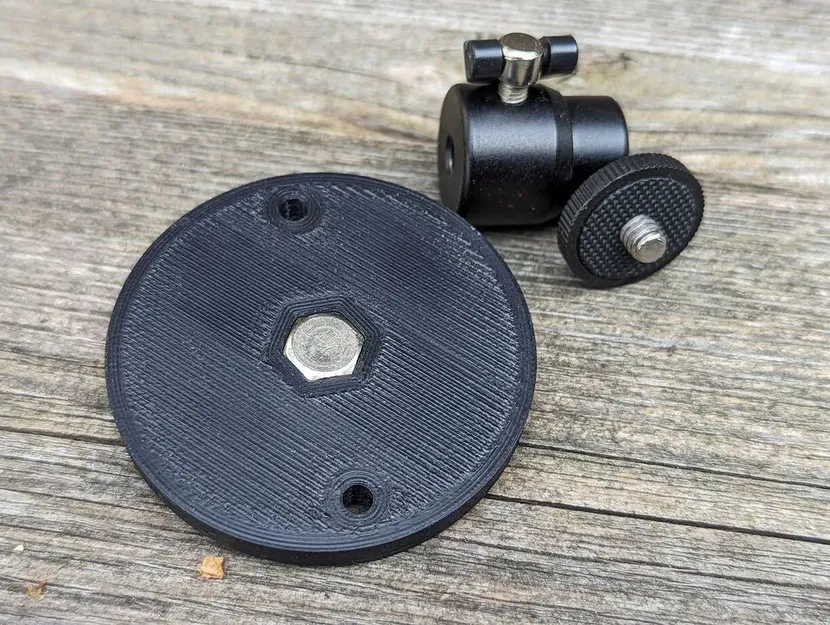 Giá đỡ tường cho đầu bóng nhỏ (ren 1/4") - Image 4