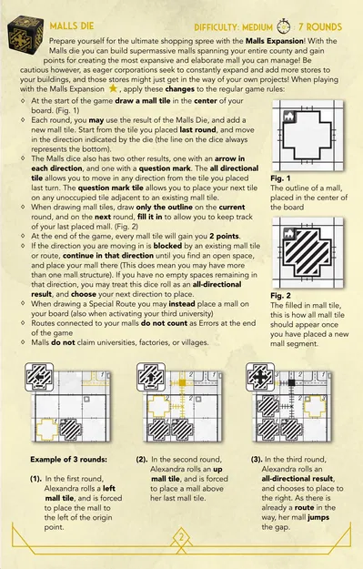 Mở rộng thành phố Railroad Ink cho trò chơi board game - Image 10