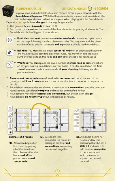 Mở rộng thành phố Railroad Ink cho trò chơi board game - Image 11