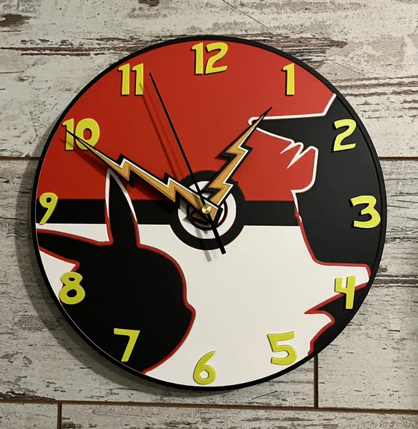 Đồng hồ Pokeball phong cách Pokémon 4 màu - Image 1