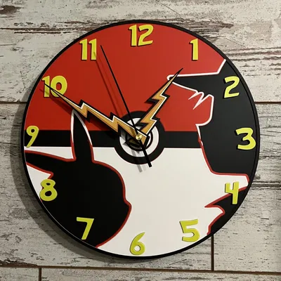 Đồng hồ Pokeball phong cách Pokémon 4 màu