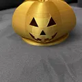 Đèn bí ngô Halloween với chỗ đặt nến LED - Thumbnail 1