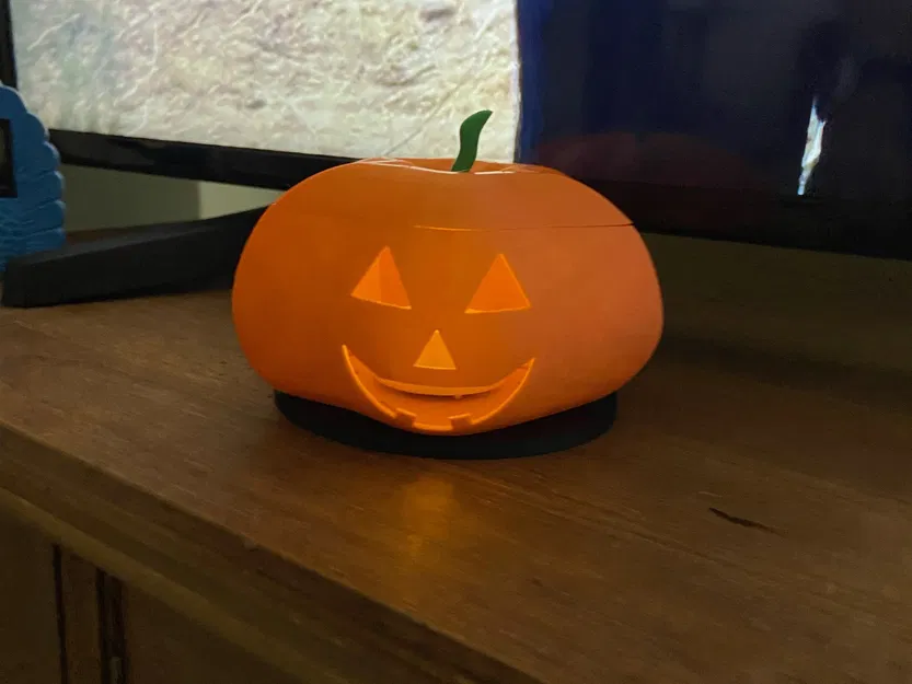 Đèn bí ngô Halloween với chỗ đặt nến LED - Image 4