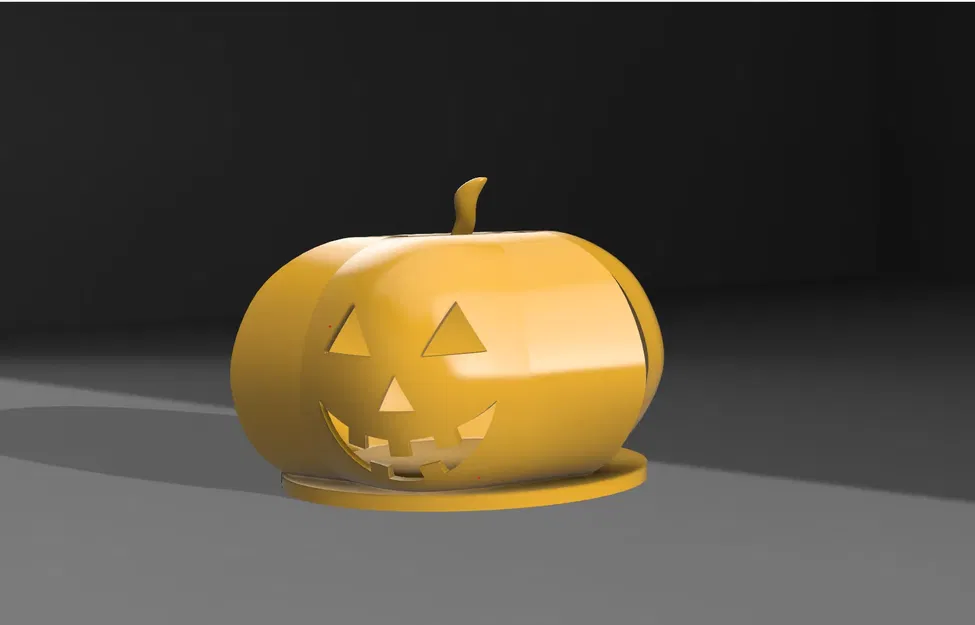 Đèn bí ngô Halloween với chỗ đặt nến LED - Image 5