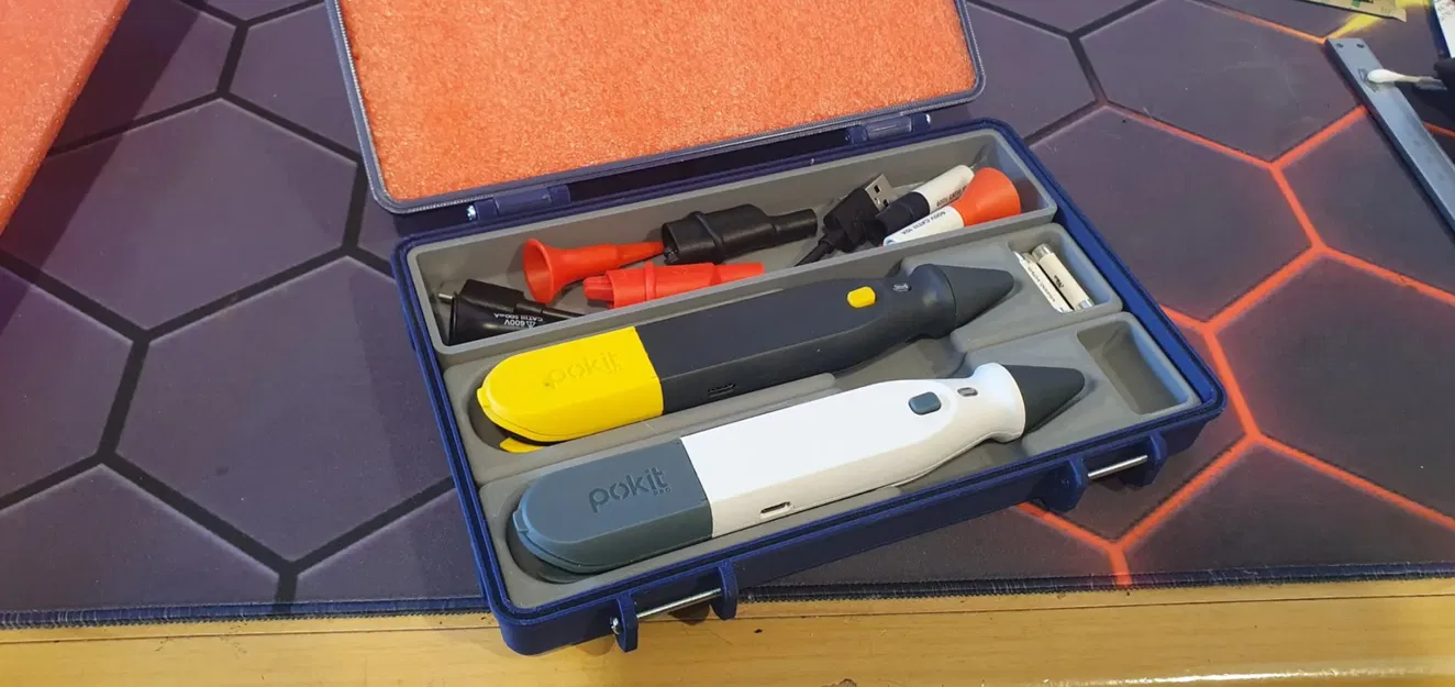 Hộp chứa Pokit Pro với khay phụ kiện trong hộp Rugged - Image 1