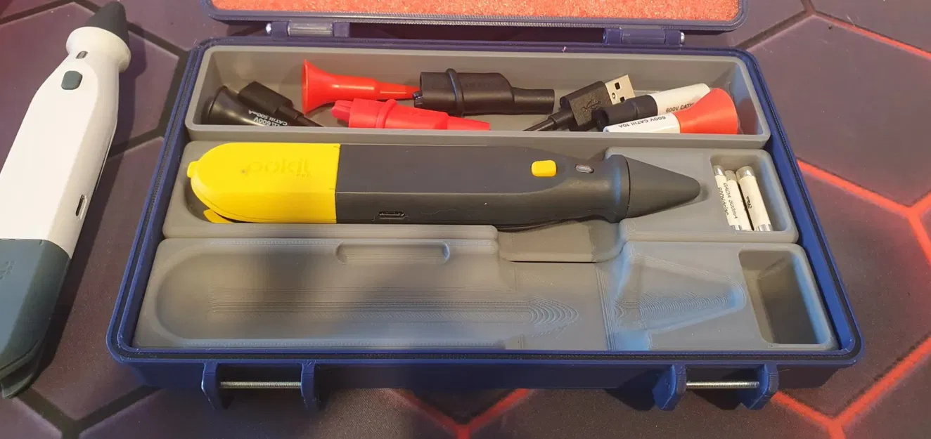 Hộp chứa Pokit Pro với khay phụ kiện trong hộp Rugged - Image 2