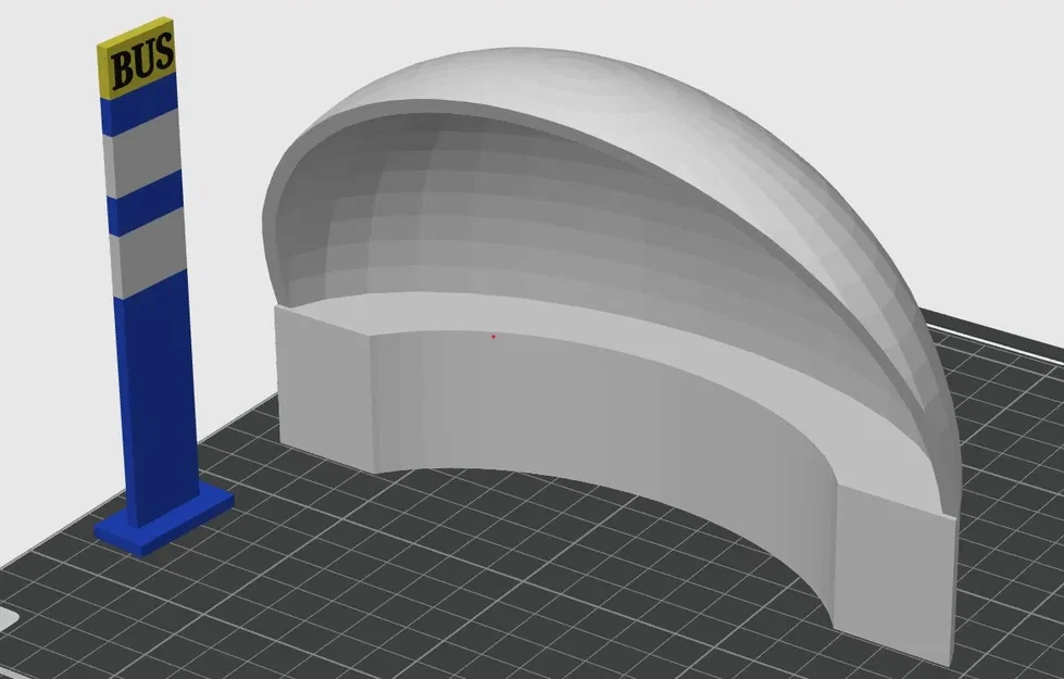 Trạm xe buýt nông thôn cho mô hình diorama tỉ lệ - Image 2