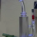 Bong mini 3.5" với bộ máy tạo hơi và bộ chuyển đổi - Thumbnail 1