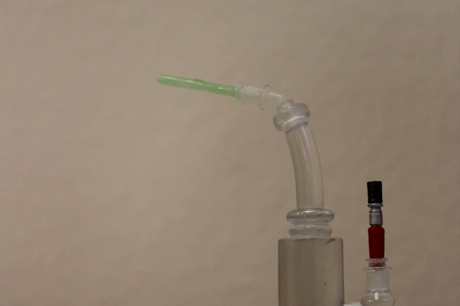 Bong mini 3.5" với bộ máy tạo hơi và bộ chuyển đổi - Image 2