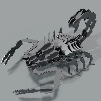 Mô hình ghép hình bọ cạp cho trẻ em