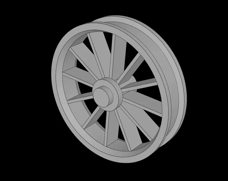 Bánh xe Lego tương thích 8 x 35 với 12 nan hoa - Image 1