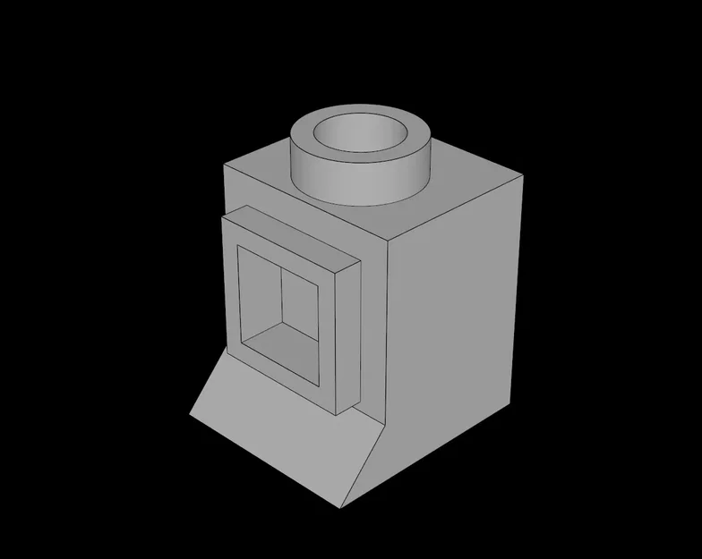 Cửa sổ Lego 1 x 1 x 1 cổ điển với bệ dài - Image 1