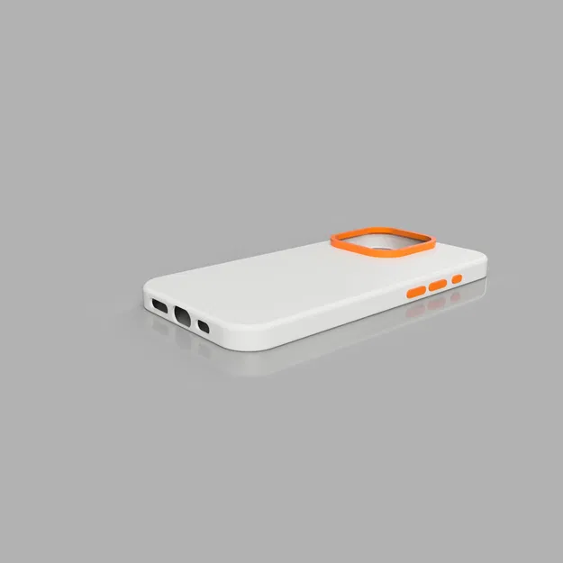 Ốp lưng siêu mỏng iPhone 15 Pro với bảo vệ camera và nút - Image 1