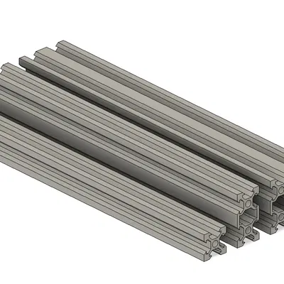 Cấu trúc V-slot 500mm cho hệ thống 2020-2040-4040