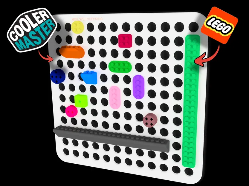 Phụ kiện tương thích LEGO cho Coolermaster Qube - Image 1