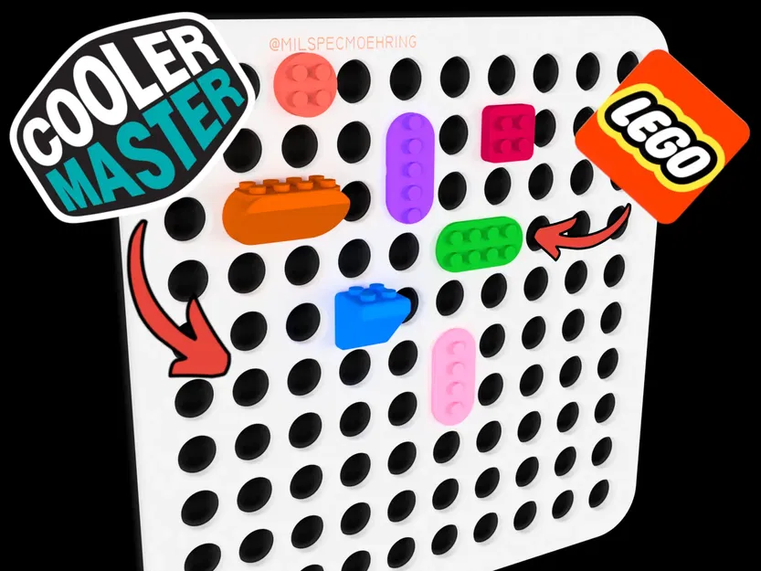 Phụ kiện tương thích LEGO cho Coolermaster Qube - Image 2