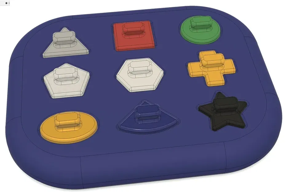 Đồ chơi khay hình cho bé tập nhận biết hình dạng và màu sắc - Image 3