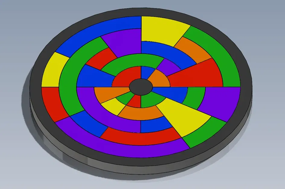 Câu đố não hình tròn với nhiều cách lắp ráp khác nhau - Image 1