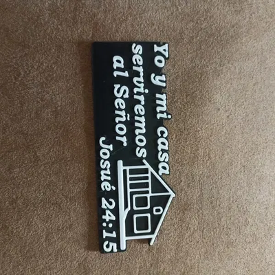 Bảng trang trí câu Kinh Thánh Josué 24:15