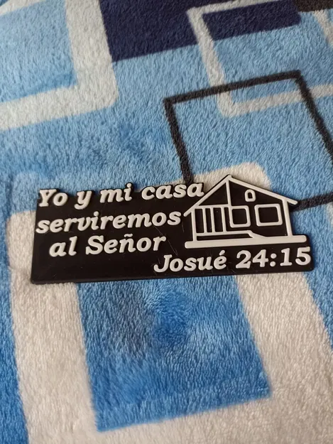 Bảng trang trí câu Kinh Thánh Josué 24:15 - Image 2