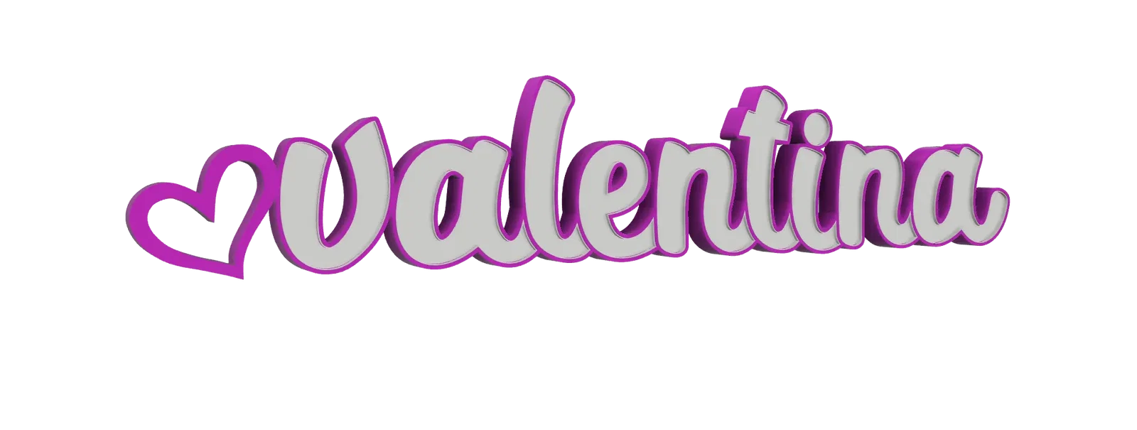 Đèn tường tên Valentina với lỗ dẫn LED - Image 1