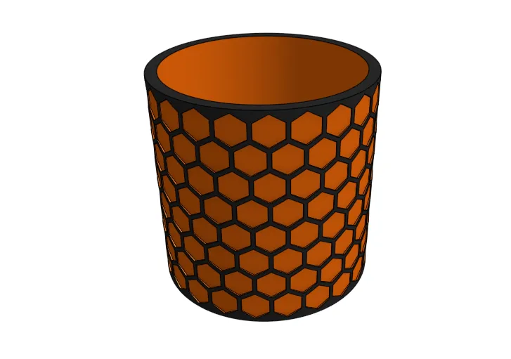 Chậu cây trang trí hình học A02 - Image 1