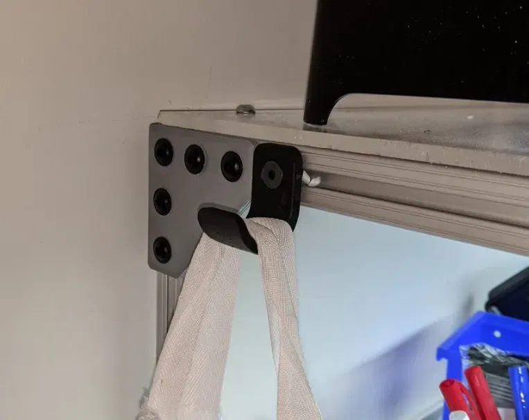 Móc nhôm 8020 cho hệ thống ép 1 inch - Image 2