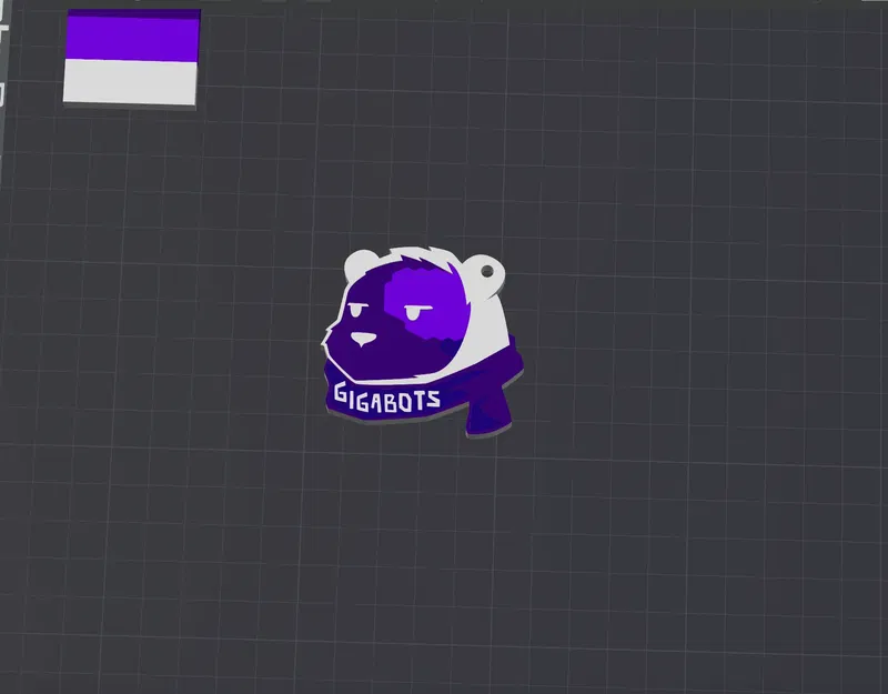 Móc khóa gấu Bắc Cực GigaBots dễ thương - Image 1