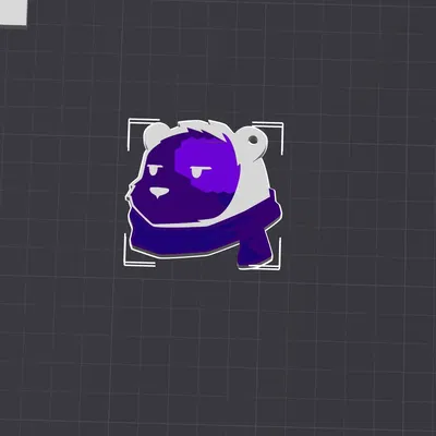 Móc khóa gấu Bắc Cực GigaBots dễ thương