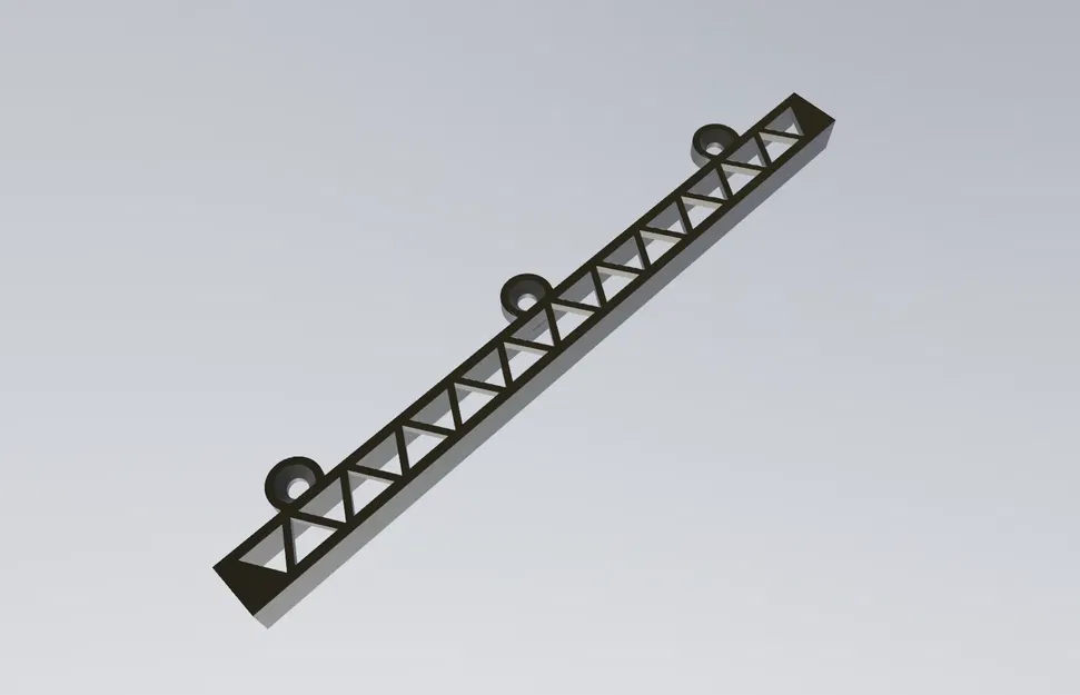 Kênh quản lý cáp hình chữ nhật đơn giản với lỗ gắn vít - Image 1