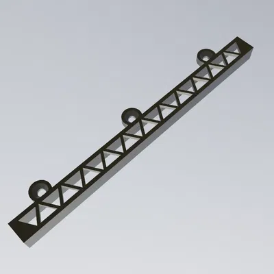 Kênh quản lý cáp hình chữ nhật đơn giản với lỗ gắn vít