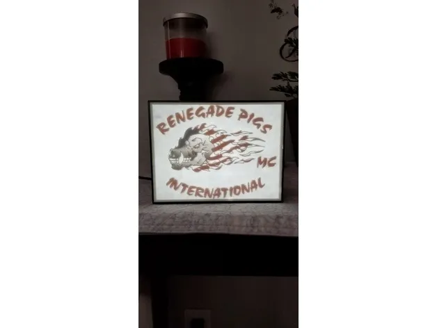 Đèn Lithophane thiết kế cho quán bar của bạn bè - Image 2