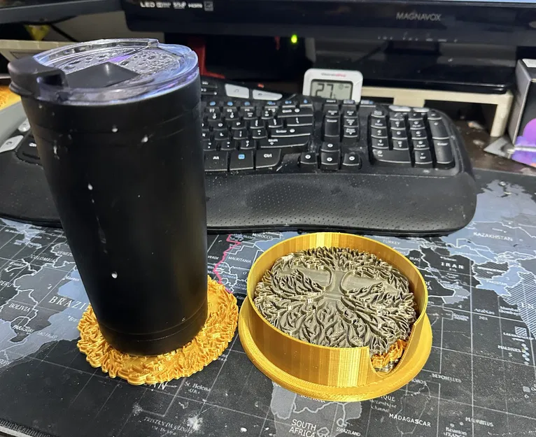 Đế lót ly độc đáo hình Cây Sự Sống - Image 1