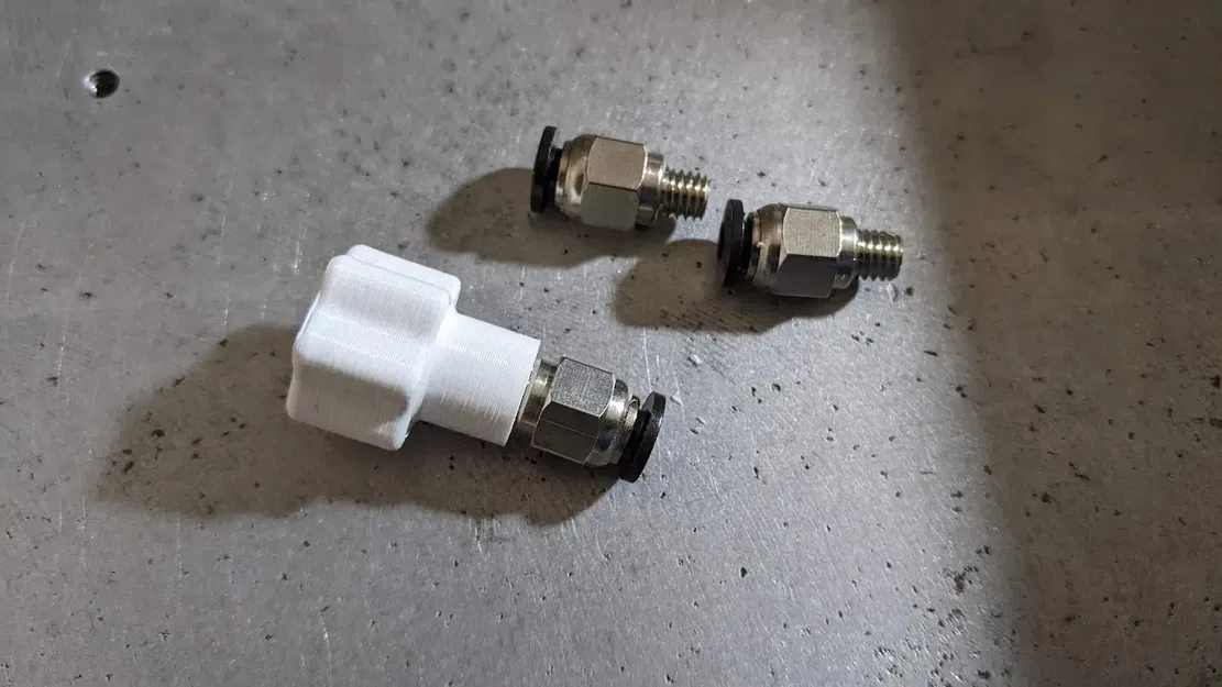 Nút kết nối ống PTFE với ren M6 - Image 1