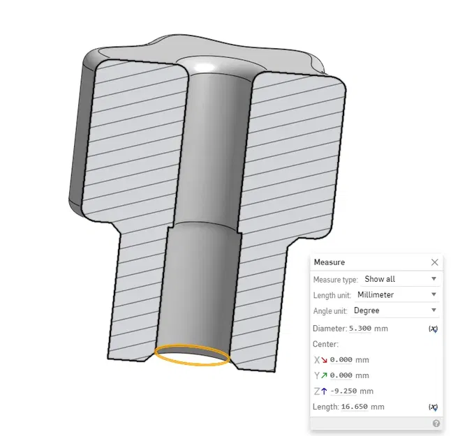 Nút kết nối ống PTFE với ren M6 - Image 5