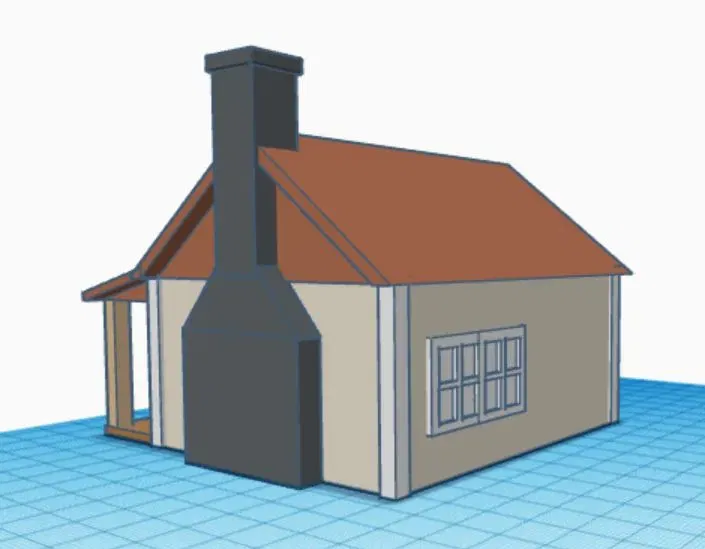 Nhà tranh nhỏ cho mô hình và diorama - Image 2