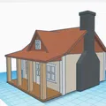 Nhà tranh nhỏ cho mô hình và diorama - Thumbnail 3