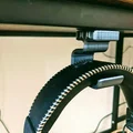 Giá treo tai nghe từ tính dưới bàn đơn giản, dễ in - Thumbnail 2