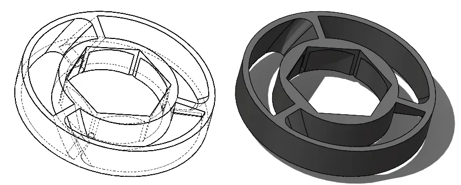 Quạt đai ốc ER-11 để làm sạch phoi từ máy CNC để bàn - Image 1