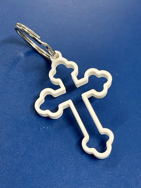 Móc chìa khóa thánh giá Chính thống rỗng - Image 4