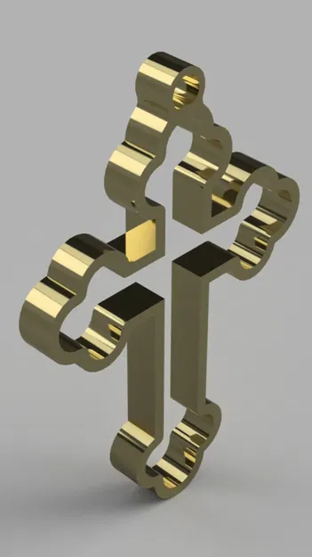 Móc chìa khóa thánh giá Chính thống rỗng - Image 6