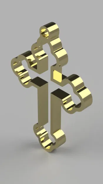 Móc chìa khóa thánh giá Chính thống rỗng - Image 7