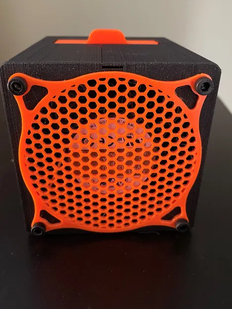 Lưới quạt 80x80mm với họa tiết lục giác - Image 2