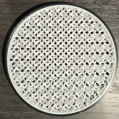 Đế lót ly thiết kế đơn giản với họa tiết lấp đầy