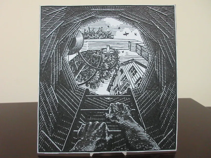 Giếng nước nghệ thuật của M.C. Escher với chi tiết tinh xảo - Image 1