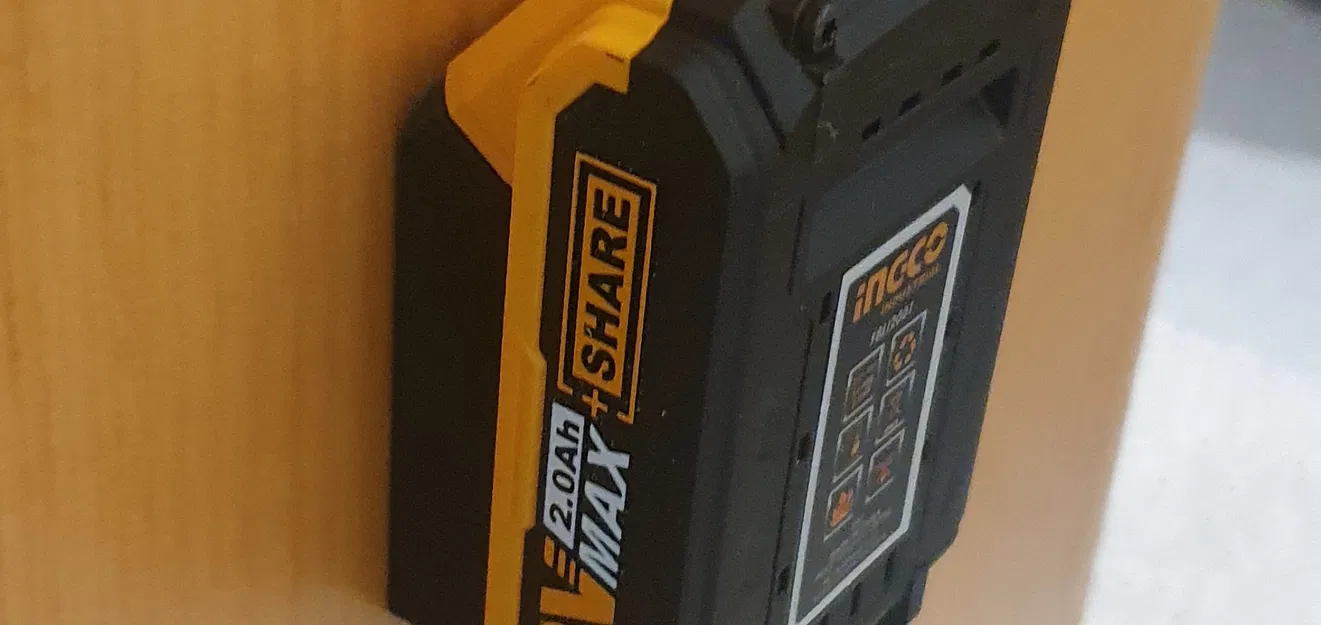 Giá đỡ pin INGCO 20V cho xưởng làm việc - Image 2