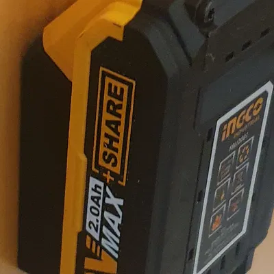 Giá đỡ pin INGCO 20V cho xưởng làm việc