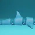 Cá mập linh hoạt không cần hỗ trợ in 3D - Thumbnail 3